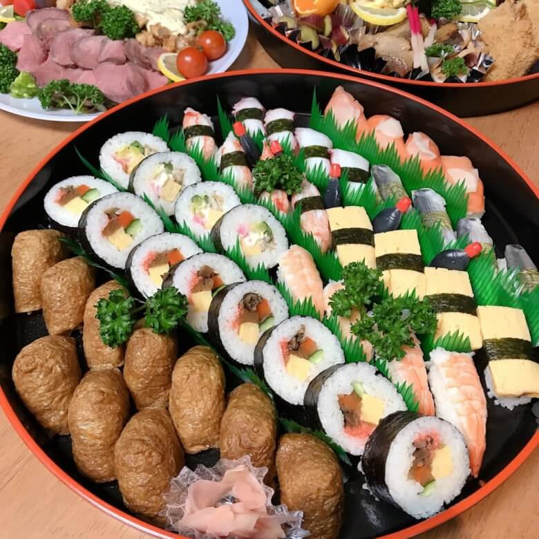 磯鷸の庄寿司＆鉢盛